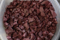 autumn plum rubber chippings