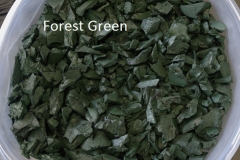 forest green rubber chippings