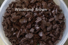 woodland brown Eco Rubber Chippings
