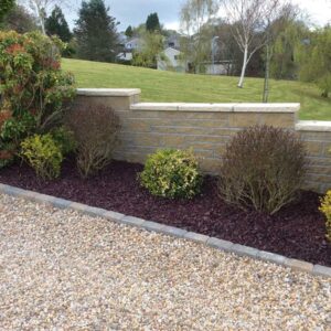 Garden landscaping with Eco Chip chippings